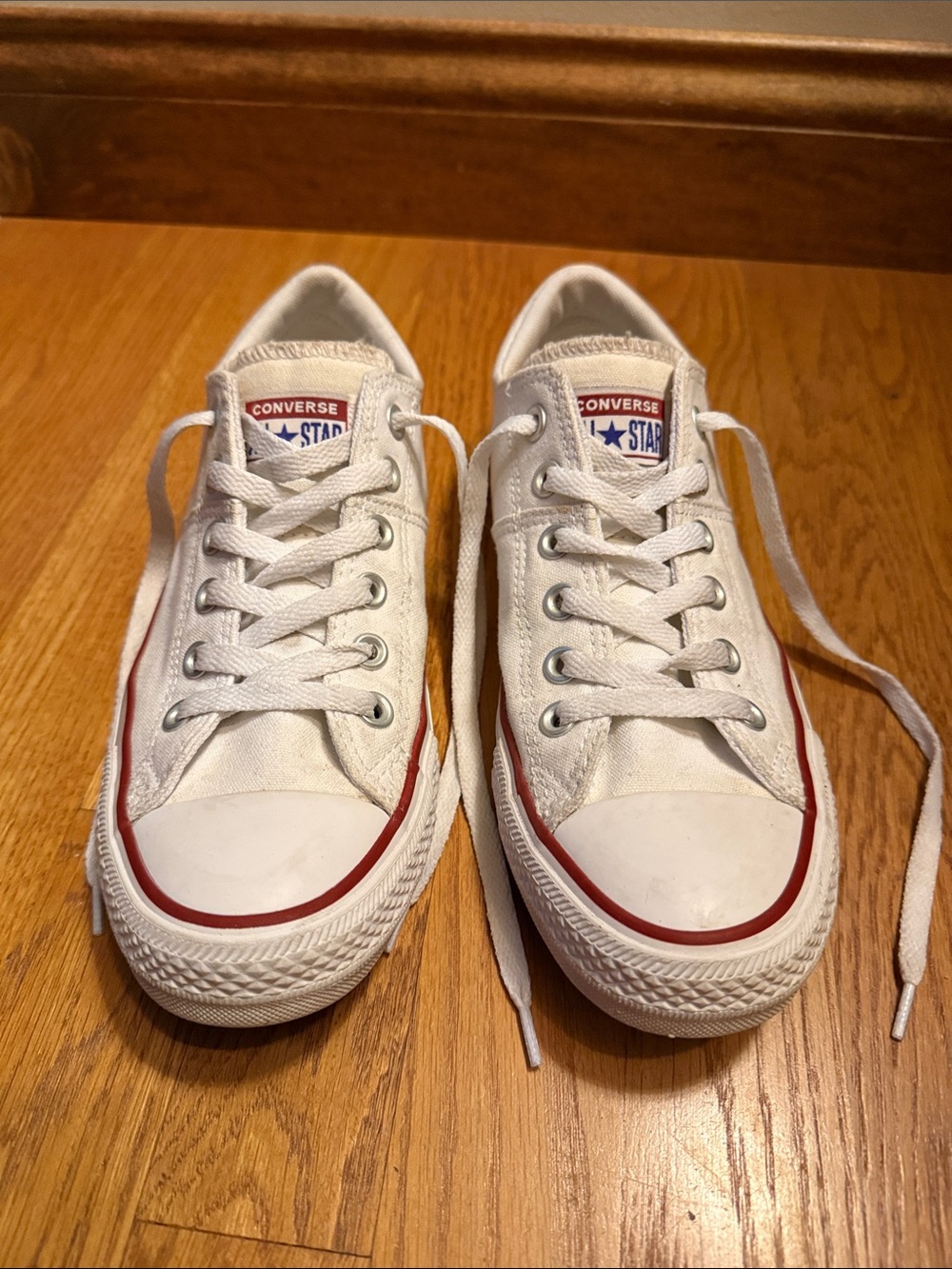 Converse All Star Low Top Sneakers White Women’s Size 9 - Picture 4 of 11